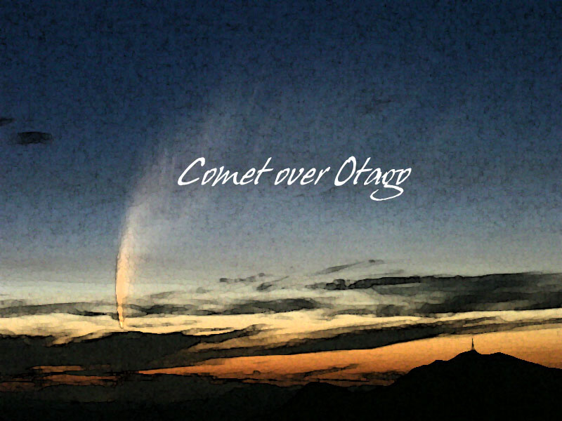 Comet over Otago